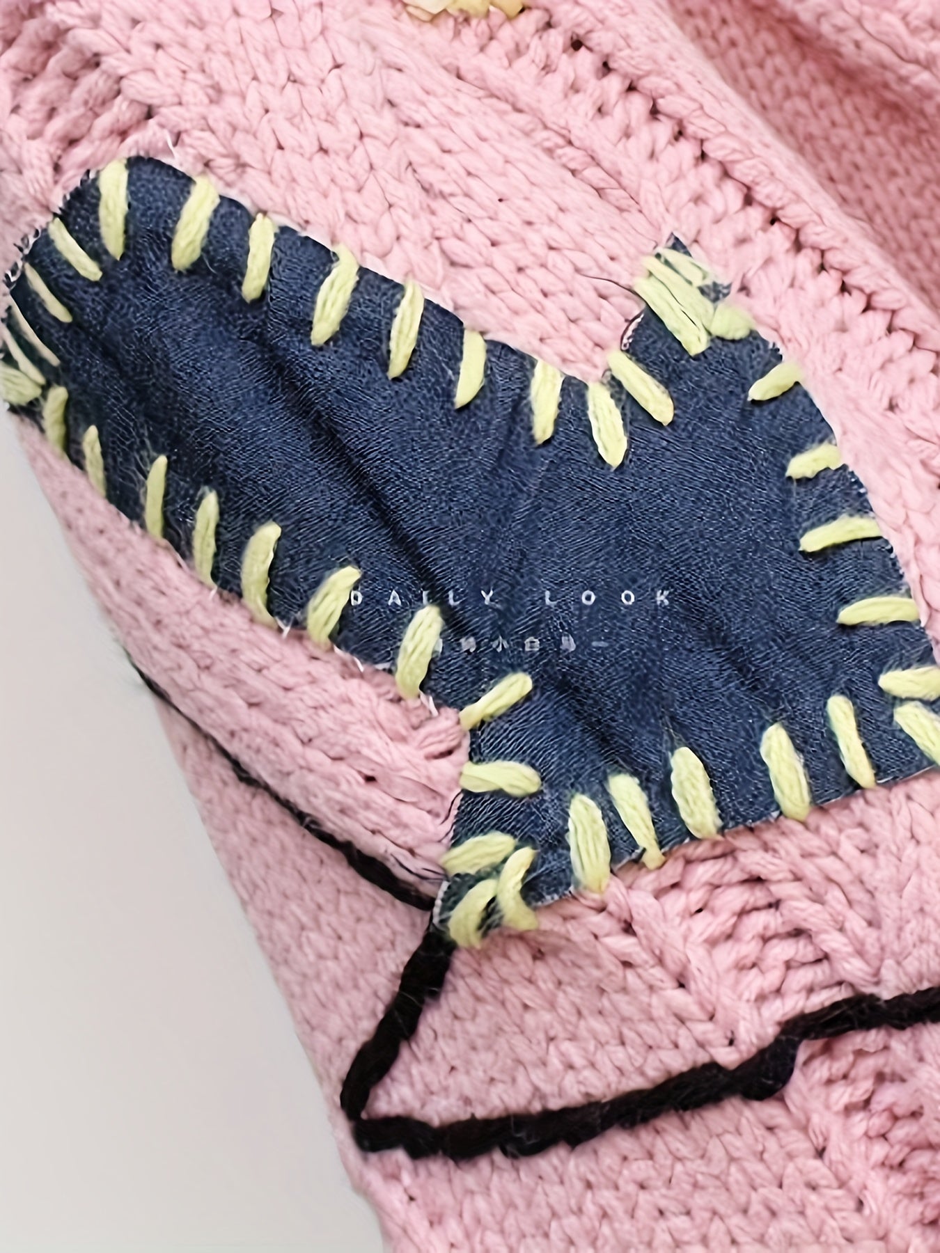 Fashionable Lazy Wind Embroidered Sweater Women's Autumn Winter 2024 New Letter Design Sense Loose Knit Sweater Jacket SS69