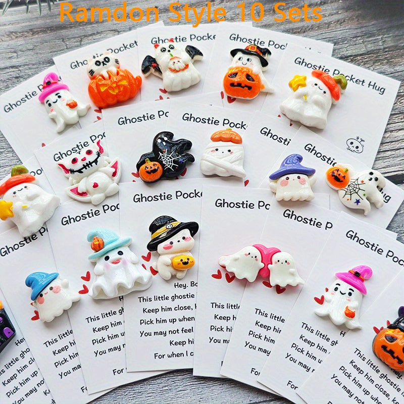 40pcs Halloween Cards with Pocket Hug - Cute Ghosts, Bats, Pumpkins - Spooky Cute Party Decorations, Birthday & Wedding Greeting Cards - Includes Hug Pocket for Easy Storage - Perfect for Halloween Party Favors, Gifts for Fam SS69 13.69 40 pieces - random style