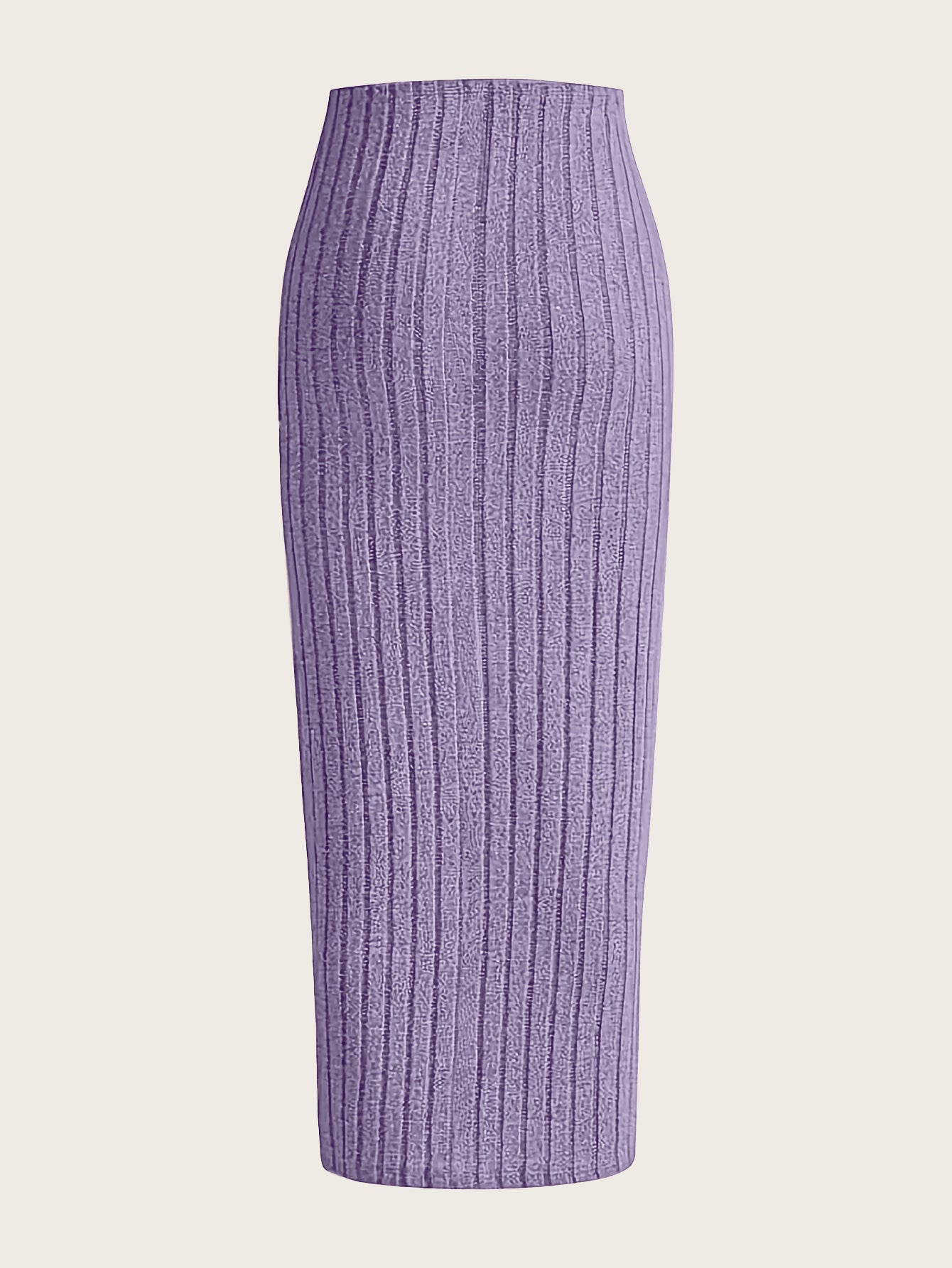 Plus Size Bodycon Pencil Skirt - Stretchy Polyester, 9 Colors
