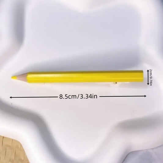 6pcs/set Colorful Pencil Shaped Hair Clips Hair Side Clips Trendy Hair Barrettes For Women And daily uses Daily Wear SS69