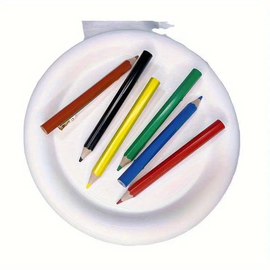 6pcs/set Colorful Pencil Shaped Hair Clips Hair Side Clips Trendy Hair Barrettes For Women And daily uses Daily Wear SS69