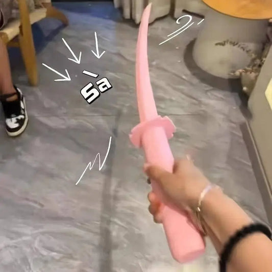 70cm/27.55in Elegant Black Samurai Sword - Perfect for Cosplay, Parties, and Stage Performances - Plastic Material, Suitable for Ages 14 and Up, No Power Required - SS69