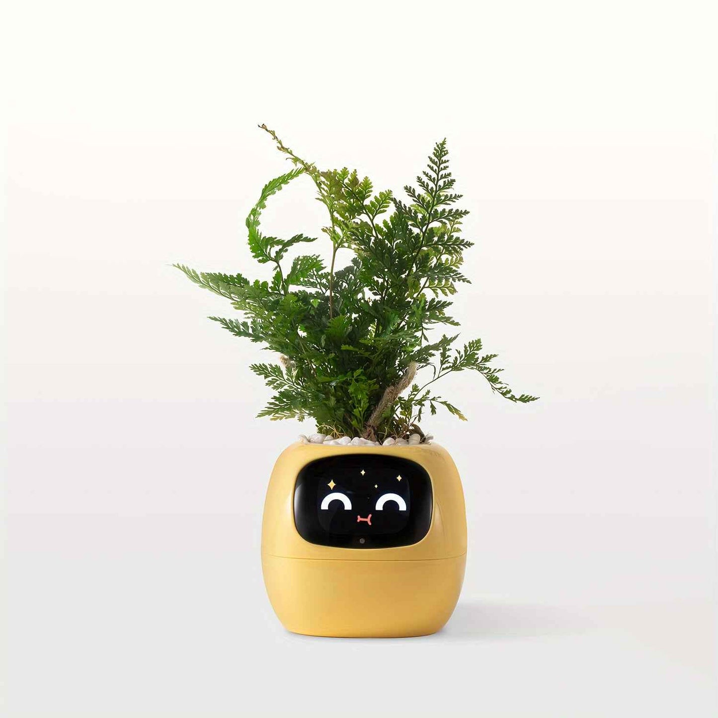 Cubidupi Smart Mini Planter Robot - Self-Watering Electronic Pet Plant Pot with Alerts, /Outdoor Plant Care, Cute Desktop Greenery Companion for Home, Office, Room - Low-Maintenance Gift (Compatible with Smart