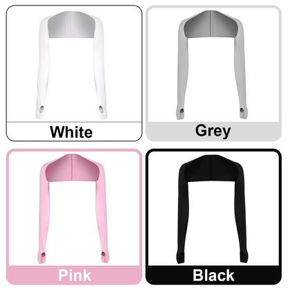 4pcs Women's Sun Protection Arm Sleeves With Shoulder Strap For Uv Protection, Sports, Cycling, Driving, Daily Wear SS69