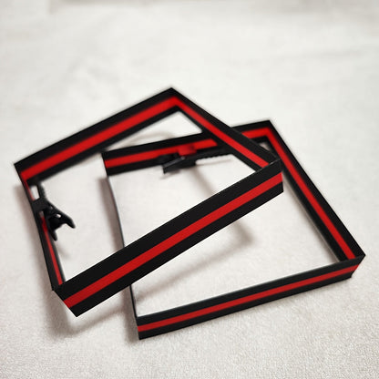 Anime-Inspired Cute Cosplay Headpiece with Red Accents, 3D Printed Twin Tails Hair Accessory, Plastic Material, Hand Wash Only, Animal Party Supplies and Performance Accessories for Festive Gatherings SS69 9.69 A pair of red boxes