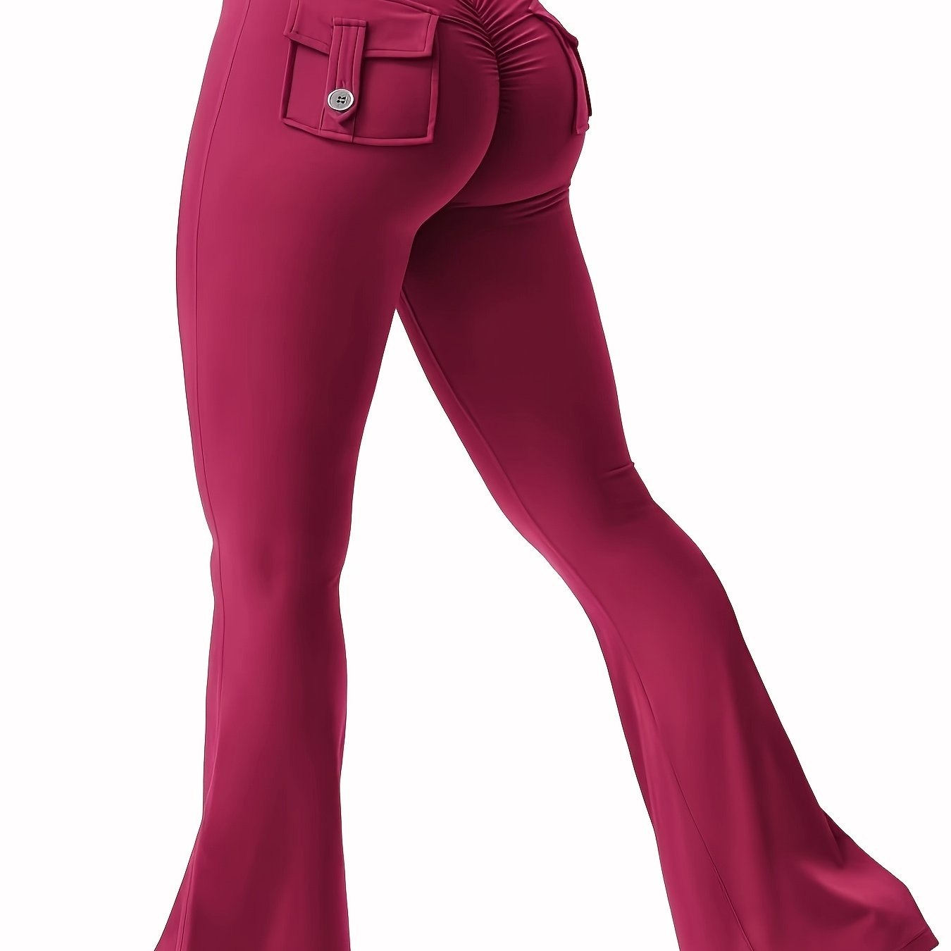 [New Loudspeaker Yoga Pants] High Waist Women's Casual Loudspeaker Yoga Pants | Training Loudspeaker Pants Sportswear | Belt Pocket Work Clothes - SS69