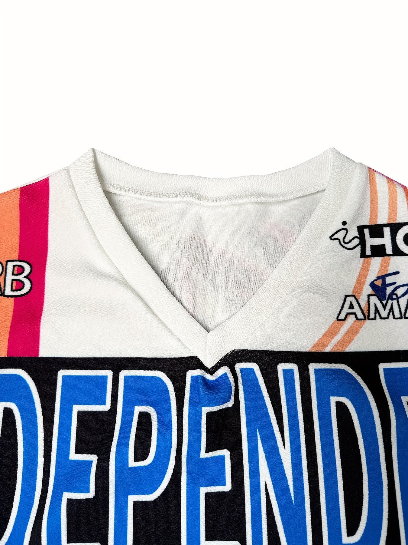 Slayr Collection Women'S Elegant Polyester Spandex V-Neck Sweatshirt with Bold Alphabets Print, Long Sleeve Casual Sport Pullover with High Stretch, Regular Length - For Women - Perfect for Casual Wear & Sports - Stylish Gift SS69