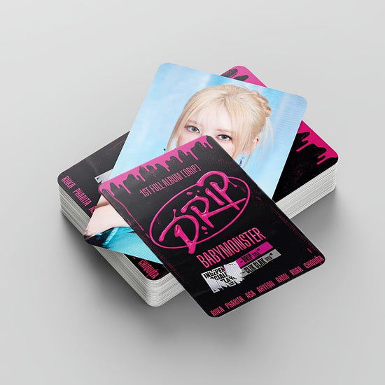 KPOP 55pcs BABYMONSTER DRIP LOMO Anniversaries And Special Occasions, Fan Gifts SS69