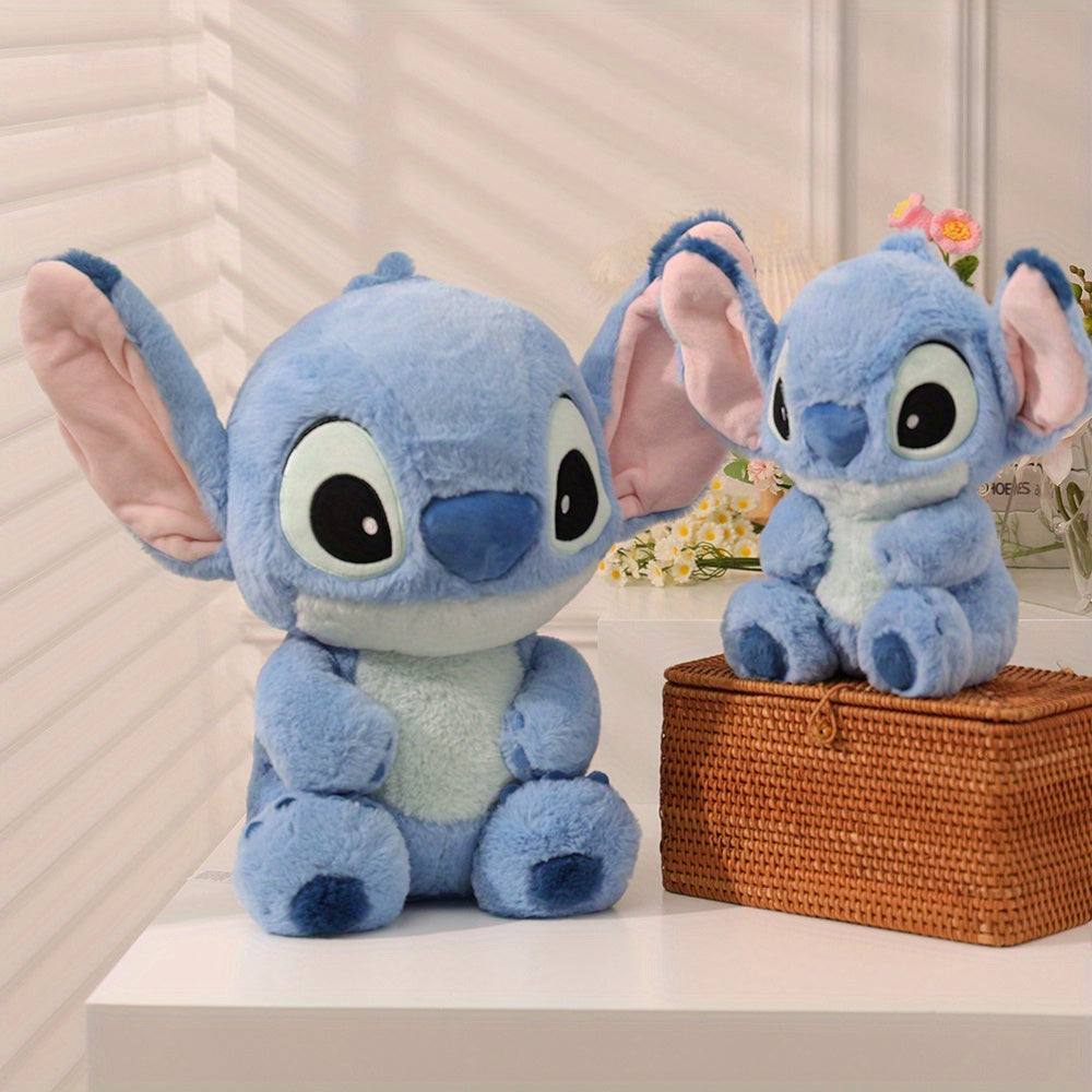 Miniso Disney Stitch Sitting Doll Plush Doll Disney Basic Series Medium Sitting Doll Kawaii Home Bedroom Sofa Accessories Collectible Dolls Gift Ornament Party Favors