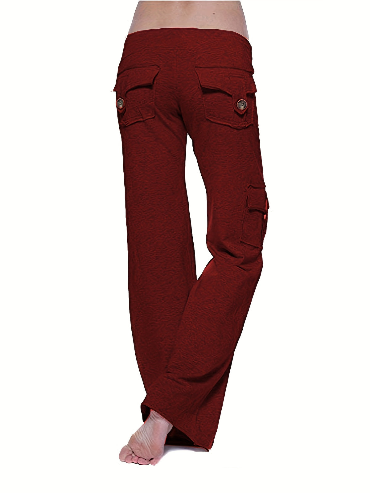 2-Pack Women'S Harem Yoga Pants, Polyester Knit Fabric with Elastane, Solid Color, Pocket Detail, Medium Stretch, Long Length, Sports Style, Breathable Comfort for Spring/Summer/Fall - SS69