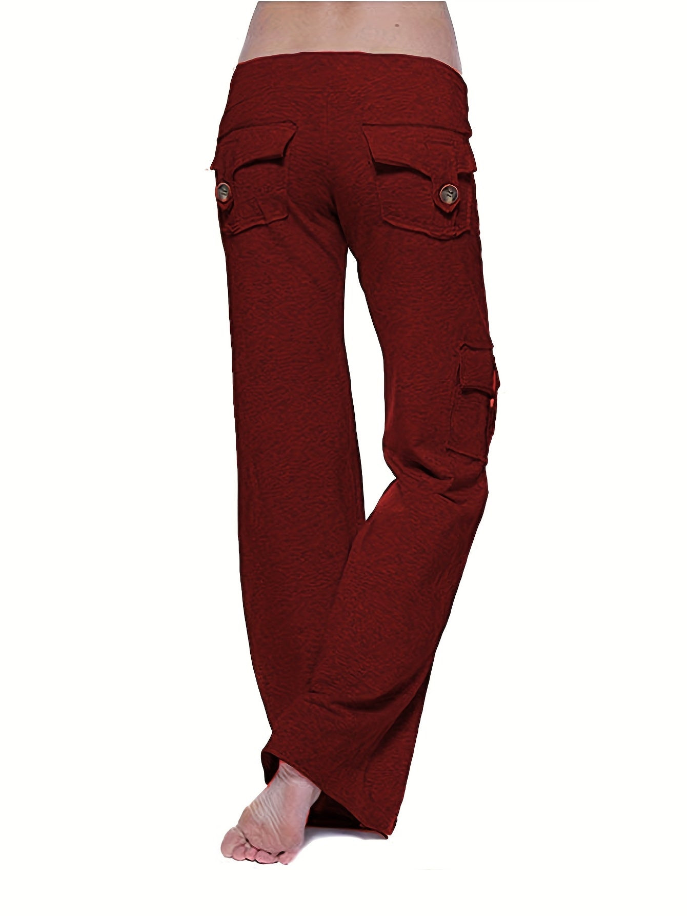 2-Pack Women'S Harem Yoga Pants, Polyester Knit Fabric with Elastane, Solid Color, Pocket Detail, Medium Stretch, Long Length, Sports Style, Breathable Comfort for Spring/Summer/Fall - SS69