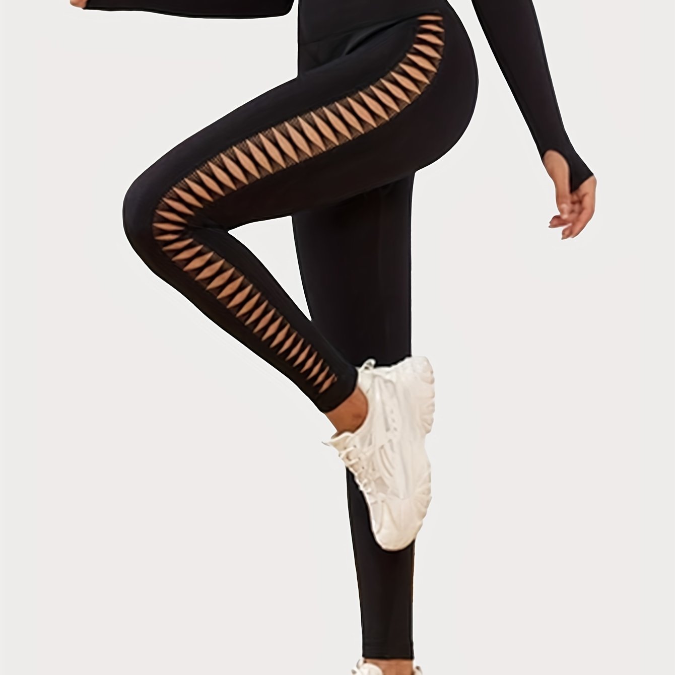 Seamless Lady Tie-Dye Yoga Pants, Side Hollow Butt Lift Workout Fitness Tights, Jogging Sports Leggings, Gym Clothing - SS69