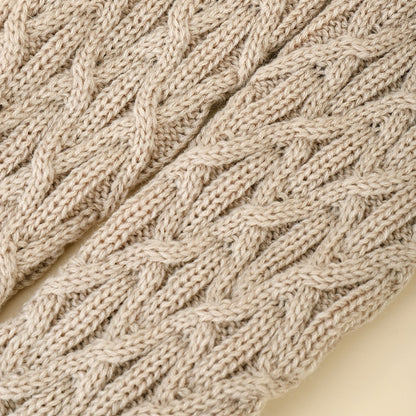 Over the knee socks, medium tube, diamond check pattern, hanging ball, long knitted thigh socks, soft and comfortable spring floor socks, suitable for matching skirts, jeans, boots, ideal gift for Mother's Day, birthday gift SS69