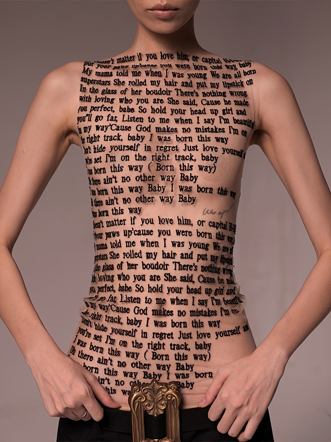 Spring And Summer New Fashion Printed Round-Neck Sleeveless Slim Top T-Shirt SS69