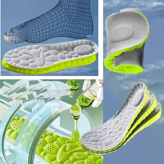 [8 Pieces Foam Cushioning Insoles] 8 Pieces of Foam Insoles, Unisex Cushioning Insoles, Work Insoles, Sports Anti - sweat Insoles, 4 Pairs of Unisex Insoles, Sizes 6 To 12, Super Soft and Comfortable Insoles, Soft Foot Protecti - SS69