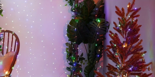 Loyyz 300/200/100LED Vintage Multi-Color Fairy Curtain Lights - USB Plug-in Indoor/Outdoor Hanging Decor for Christmas, Weddings, Parties, Bedroom - Durable Plastic String Lights for Festive Ambiance, Lights for Decoration, P SS69