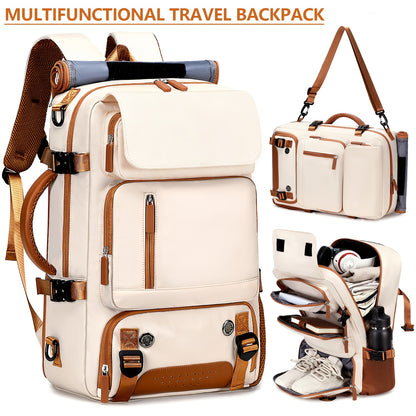 Large Capacity Laptop Backpack Compatible for 16-Inch Notebooks - Lightweight Soft Travel Hiking Bookbag with Adjustable Straps, Padded Back & Practical Pockets - Unisex Computer Backpack for, s, College ()