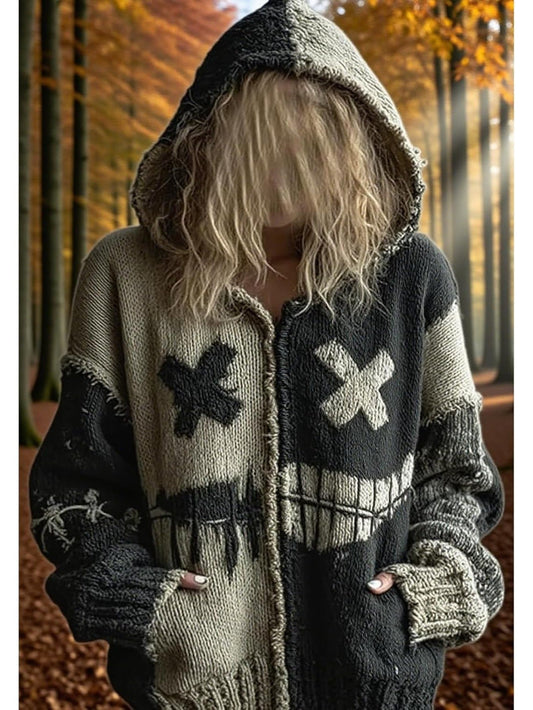 The sweatshirt and Tenggongchi's elegant autumn and winter European and American style pullovers are designed with contrasting stitching and contrasting stitching. They are cool and fashionable. The fabric is Beige-friendly a SS69