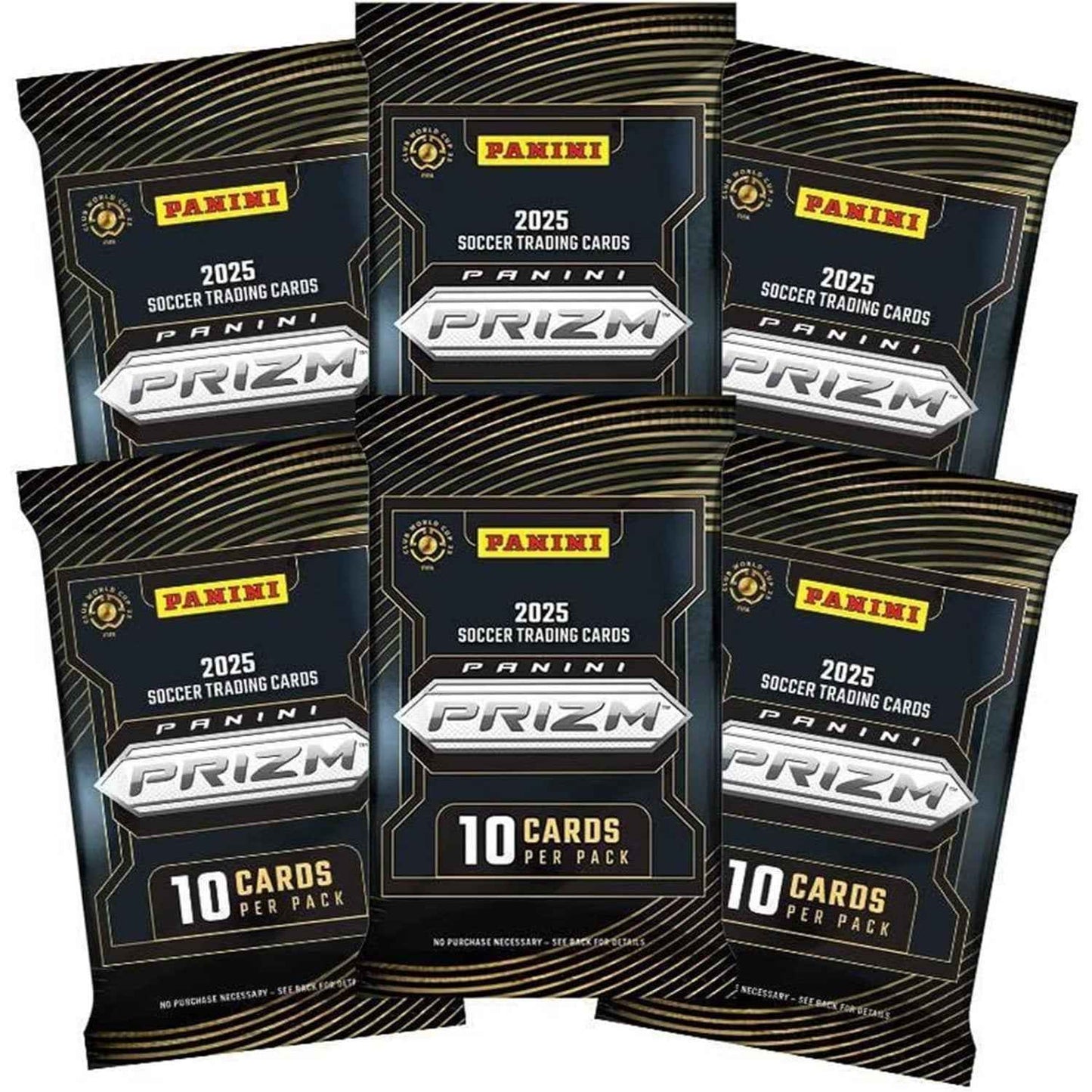 2025 Panini Prizm FIFA Club World Cup Soccer Mega Box – Exclusive Prizms, Rookies & Inserts – FIFA Official Trading Cards