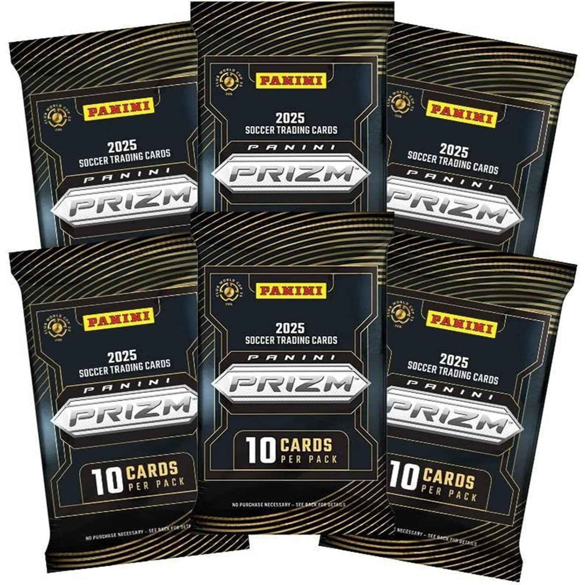 2025 Panini Prizm FIFA Club World Cup Soccer Mega Box – Exclusive Prizms, Rookies & Inserts – FIFA Official Trading Cards