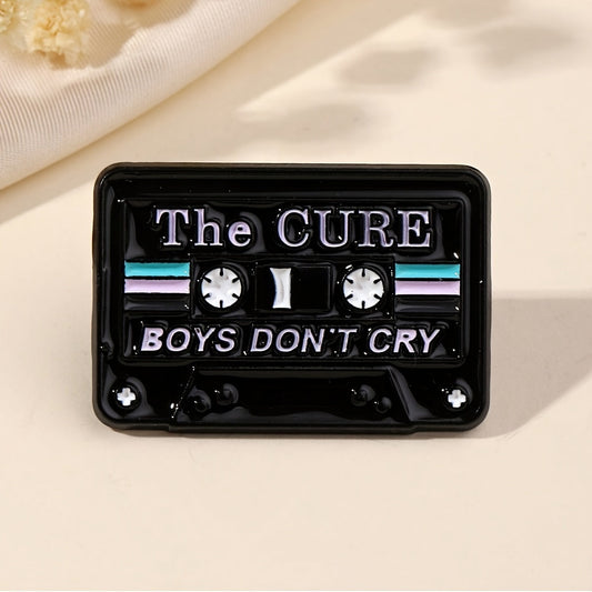 Vintage Cassette Tape Radio Brooch Pin, Cute Alloy Fashion Accessory, Unisex Daily Wear, No Mosaic Music Series, Versatile Decorative Metal Badge, All Seasons-Compatible, Unique Plating SS69