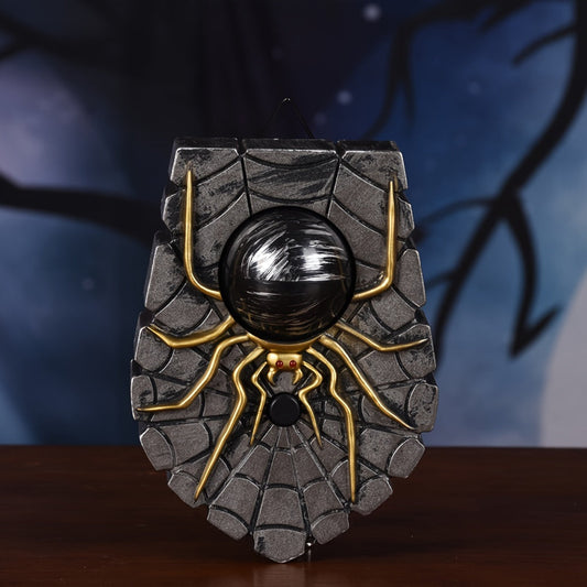 Sinister Haunted Doorbell - Luminous Ghostly Eye, Horror Sound Effects, and Animated Movement - Battery-Operated Halloween Decorative Hanging Prop for Universal, Oktoberfest, and Day of the Dead Celebrations (Requires 3 AAA B SS69 23.69 3