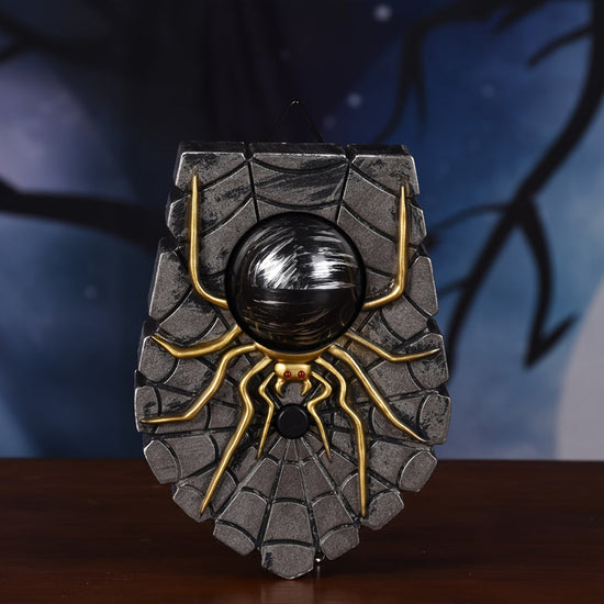 Sinister Haunted Doorbell - Luminous Ghostly Eye, Horror Sound Effects, and Animated Movement - Battery-Operated Halloween Decorative Hanging Prop for Universal, Oktoberfest, and Day of the Dead Celebrations (Requires 3 AAA B SS69 23.69 3