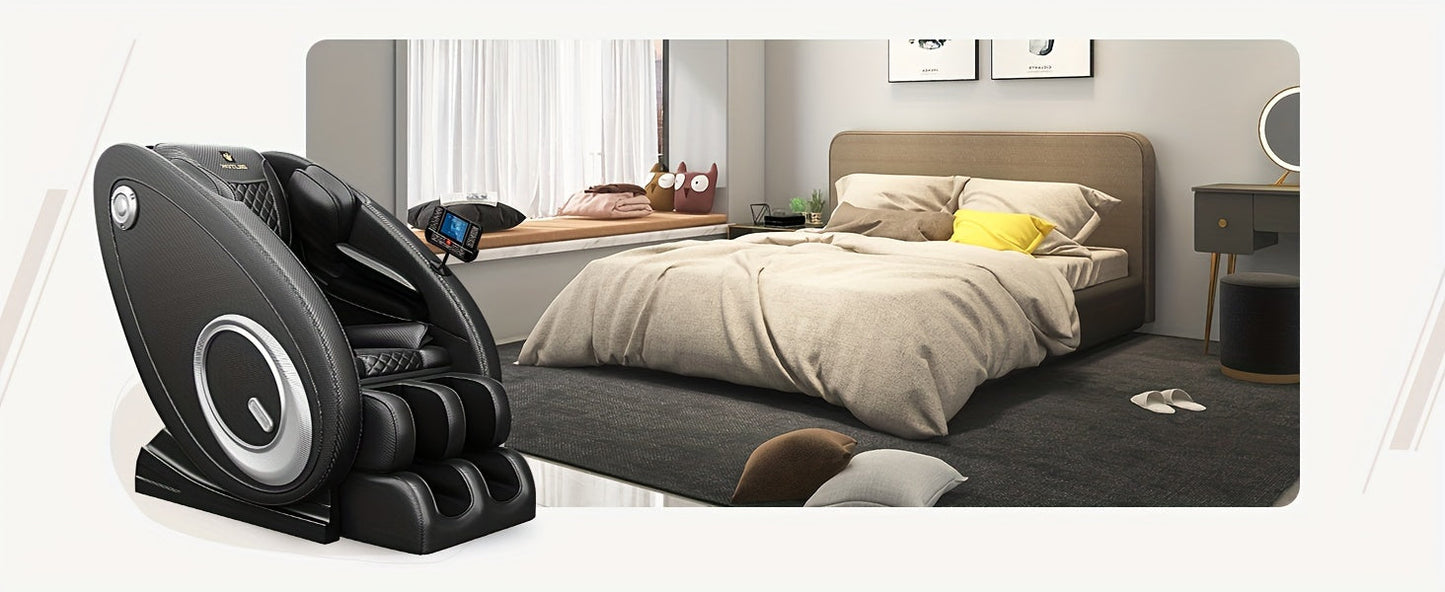 Massage Chair Recliner, Massage Chair Zero Gravity Full Body With Heating, Airbags, Foot Roller, Touch Screen, Ideal For My Older Placed, Easy To Use At Home And In The Office SS69