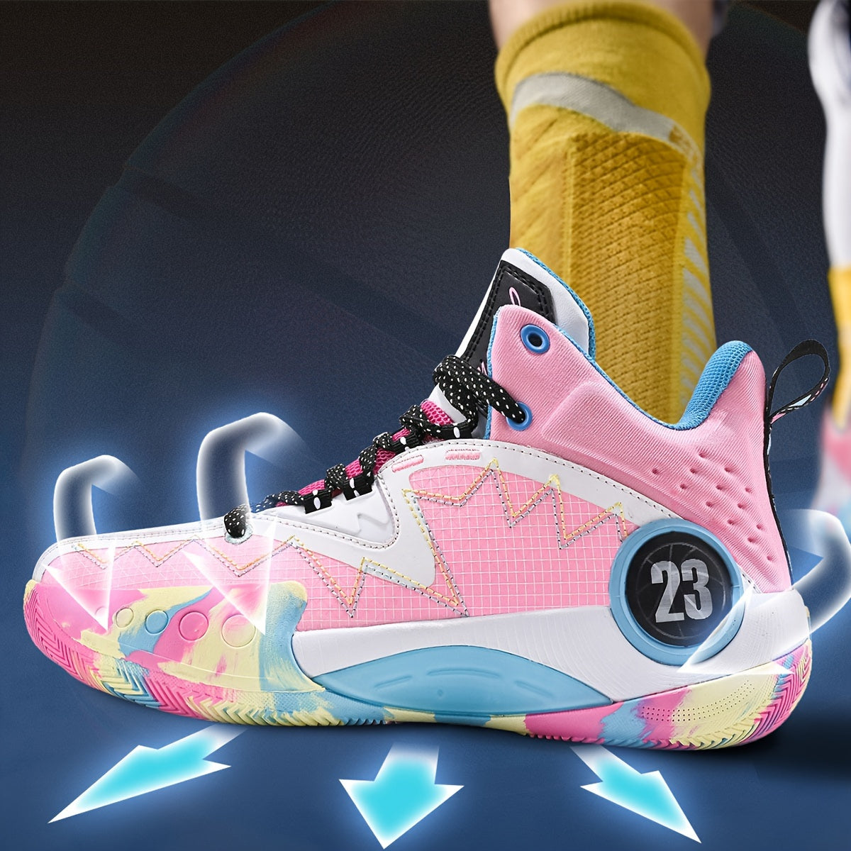 Women's Sneakers Walking Shoes, Lace Up Tennis Shoes, Fashion Non Slip Casual Workout Sneaker Gym Sports SS69