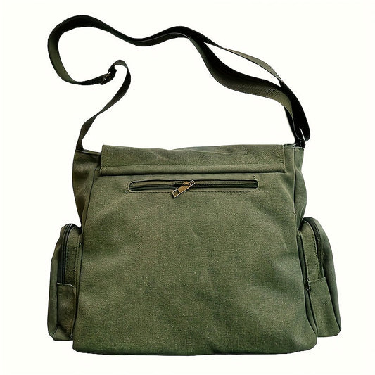 Large Capacity Shoulder Bag, Vintage Tote Crossbody Bag, Messenger Bag, Cat Eating Ramen Print, Suitable for Various Scenarios, Perfect Gift Choice for Shopping, Travel, and Dining Out SS69