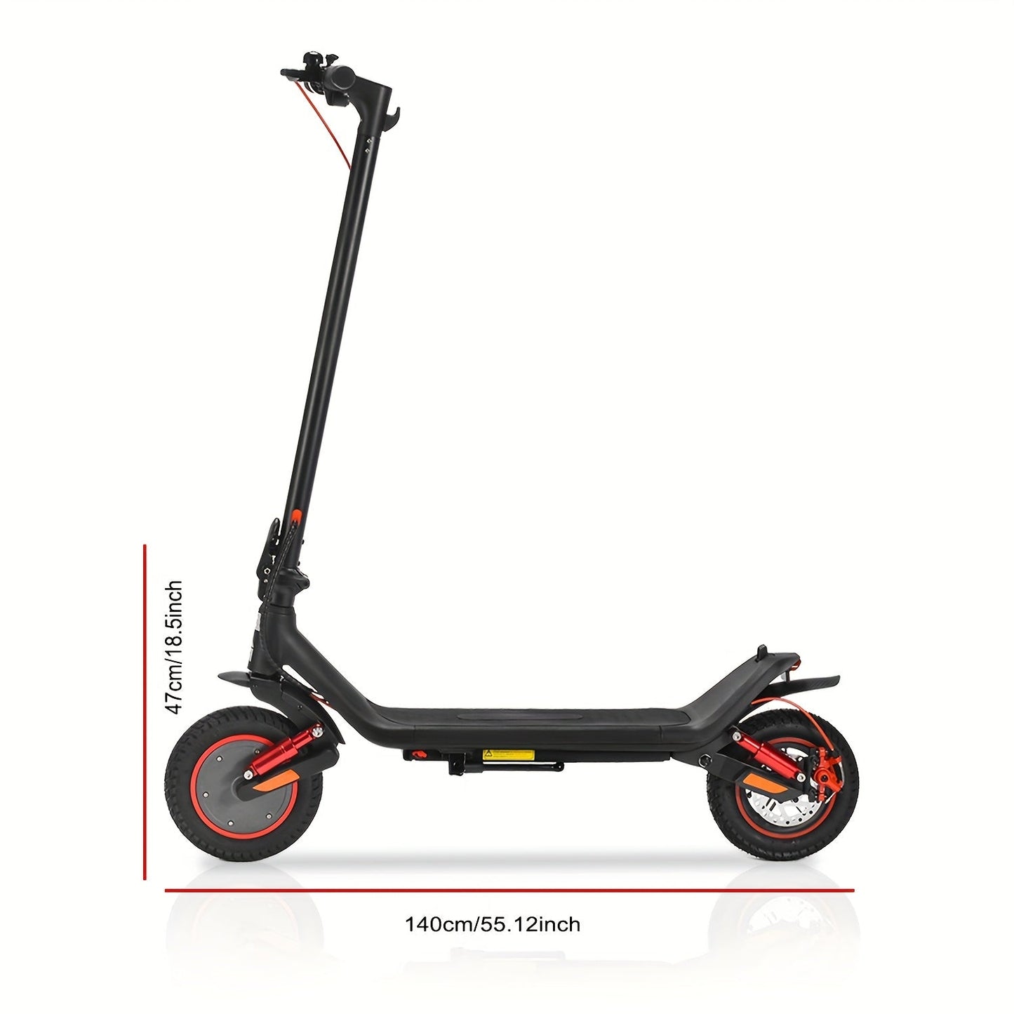 [Foldable|Electric] 500W Max Power Foldable Electric Scooter, Max 19 MPH & 20 Miles, 10'' Solid Tire, For Youngsters, College Student Scooter Enthusiasts SS69