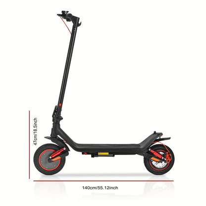 [Foldable|Electric] 500W Max Power Foldable Electric Scooter, Max 19 MPH & 20 Miles, 10'' Solid Tire, For Youngsters, College Student Scooter Enthusiasts SS69