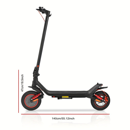 [Foldable|Electric] 500W Max Power Foldable Electric Scooter, Max 19 MPH & 20 Miles, 10'' Solid Tire, For Youngsters, College Student Scooter Enthusiasts SS69