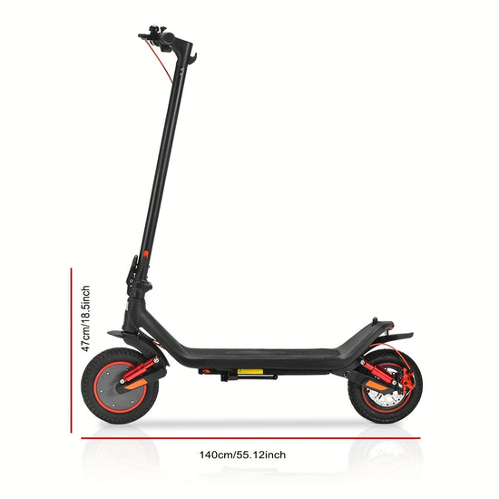 [Foldable|Electric] 500W Max Power Foldable Electric Scooter, Max 19 MPH & 20 Miles, 10'' Solid Tire, For Youngsters, College Student Scooter Enthusiasts SS69