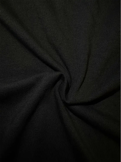 Men's Halloween & Thanksgiving Graphic T-Shirt - Black Short Sleeve Crew Neck with 3 Festive Gnomes, Autumn Leaves & Snowflakes Design - "This Is My Hallowthankmas Shirt" Casual Holiday Tee for Christmas Parties & Seasonal Ou SS69