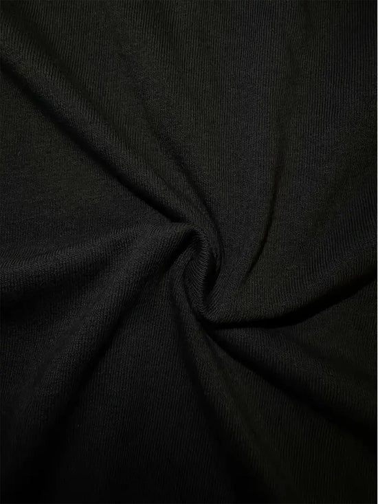 Men's Halloween & Thanksgiving Graphic T-Shirt - Black Short Sleeve Crew Neck with 3 Festive Gnomes, Autumn Leaves & Snowflakes Design - 