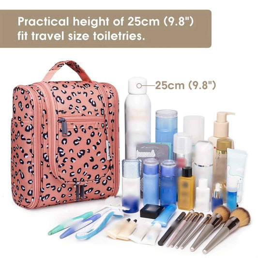 Travel Bag for Toiletries Cosmetic Bags for Women Hanging Toiletry Bag Multi-compartment Makeup Bag Organizer Bag for Essentials Accessories Makeup Bag for Cruise Essential Items Christmas Gift