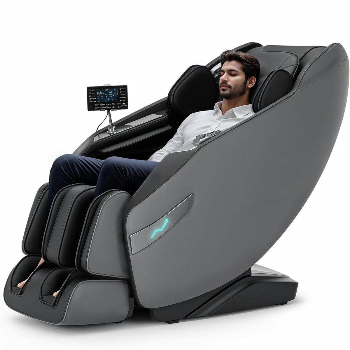 3D Massage Chair Full Body Zero Gravity Recliner - with Heated Heat, 12 Auto Massage Modes, Shiatsu Foot Massage, with 55