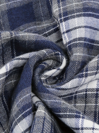 Vintage-Inspired Plaid Cocktail Dress - Fitted, Asymmetrical Neckline, Single Shoulder Strap Polyester Knit Fabric Dress for All-Season Wear SS69