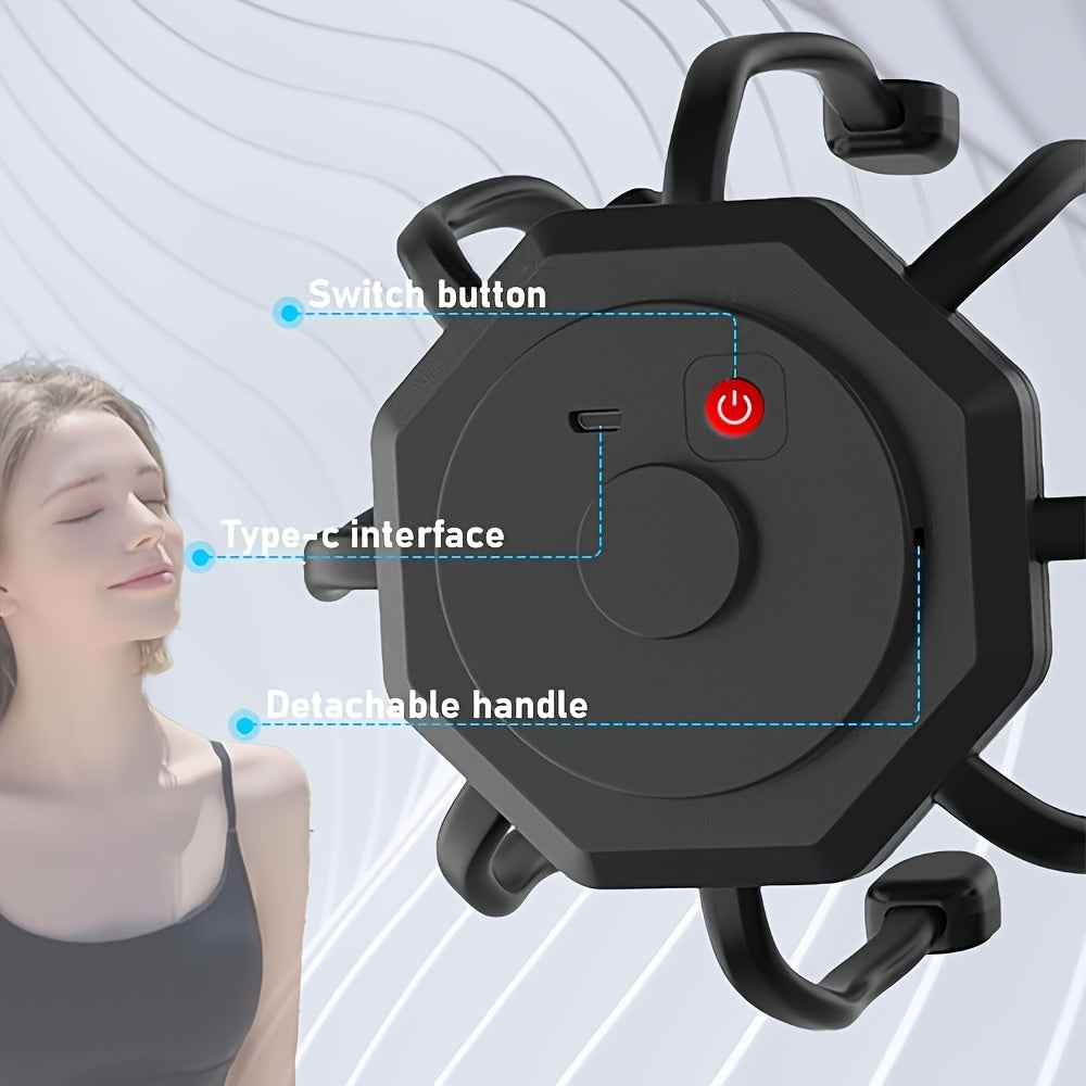 8-Finger Scalp Massager - Portable, USB Rechargeable Electric Head Massager with 3 Modes for Deep Relaxation And Relax, Relax Device | Modern Headgear | Rechargeable Battery, Scalp Massage SS69