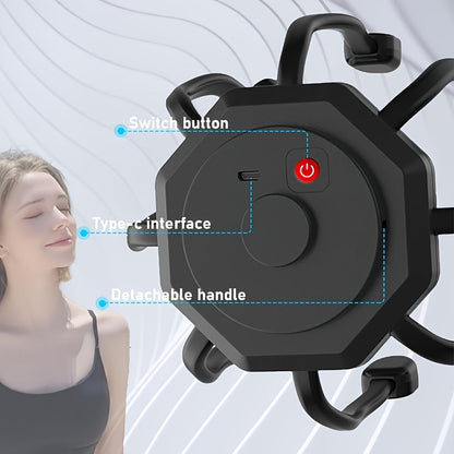 8-Finger Scalp Massager - Portable, USB Rechargeable Electric Head Massager with 3 Modes for Deep Relaxation And Relax, Relax Device | Modern Headgear | Rechargeable Battery, Scalp Massage SS69