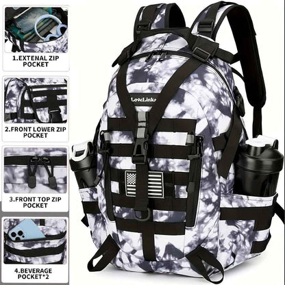 [Hiking Backpack] 35L Hiking Backpack Daily Use Backpack Fitness Backpack Cycling Backpack Daypack Travel Sports for Camping Hiking Outdoor Sports for Birthdays Gift