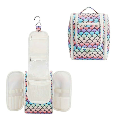Travel Bag for Toiletries Cosmetic Bags for Women Hanging Toiletry Bag Multi-compartment Makeup Bag Organizer Bag for Essentials Accessories Makeup Bag for Cruise Essential Items Christmas Gift