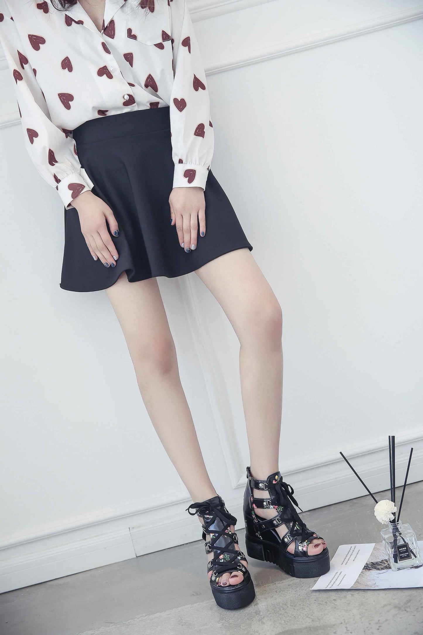 Women'S Chunky Platform Sandals - Slip-On High Heels with Lace-Up Back Zipper Closure, Non-Slip Platform Sole, Cushioned Insole - White Synthetic Cover Shoes for Parties, Weddings, Everyday - All-Day Comfort & Stability, Chun