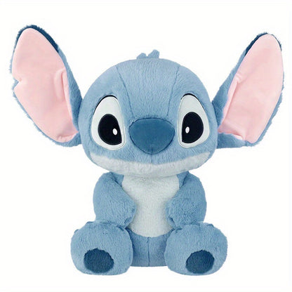 Miniso Disney Stitch Sitting Doll Plush Doll Disney Basic Series Medium Sitting Doll Kawaii Home Bedroom Sofa Accessories Collectible Dolls Gift Ornament Party Favors