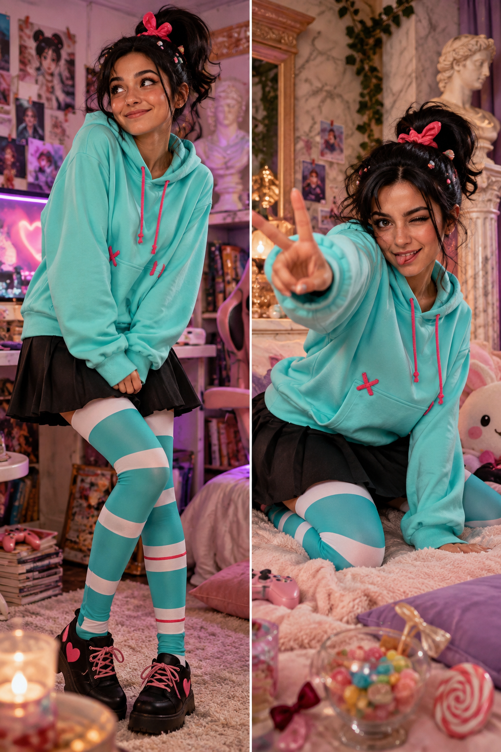 Anime Vanellope Von Schweetz Cosplay