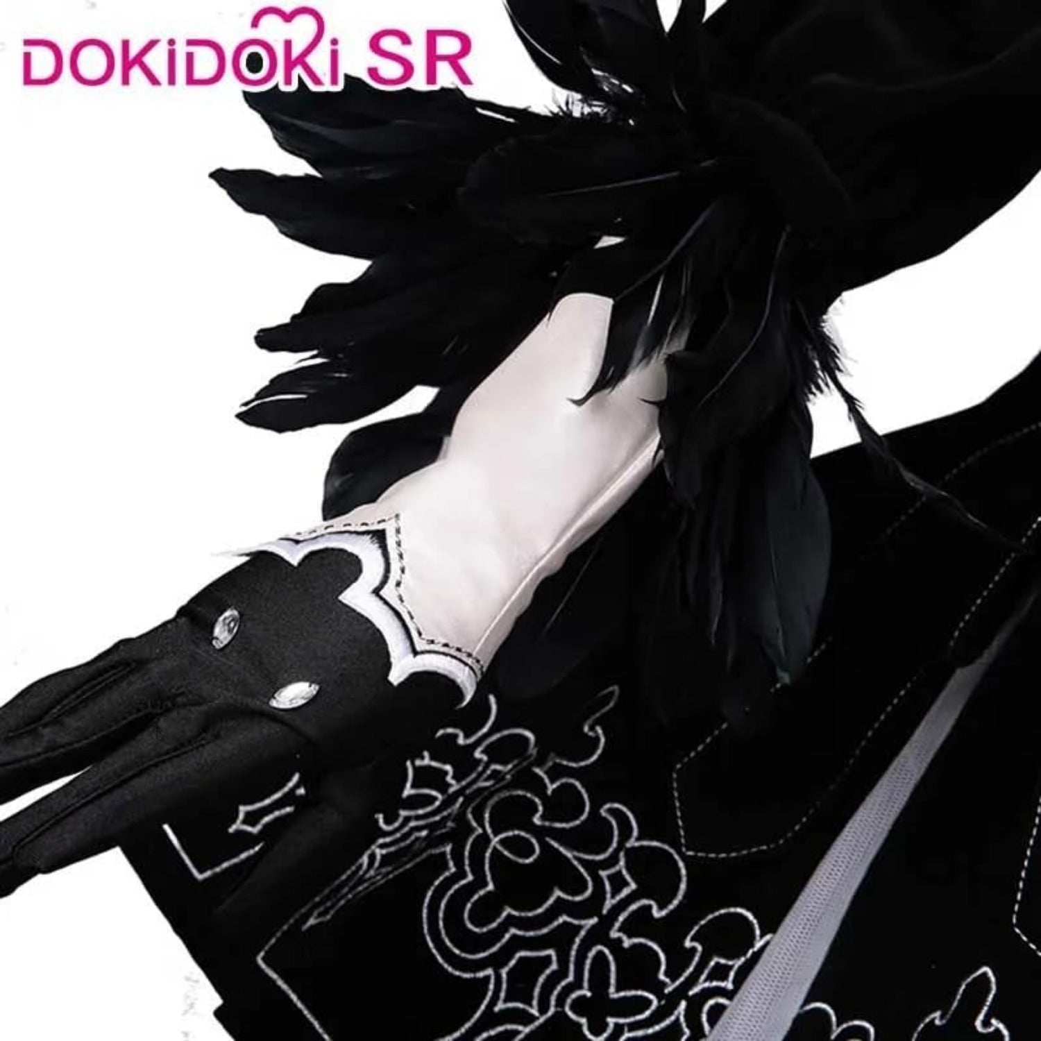 8pcs Black Gothic Sexy Halloween Outfits for Women polyester Size S-XXL for Halloween Easter Thanksgiving Christmas SS69