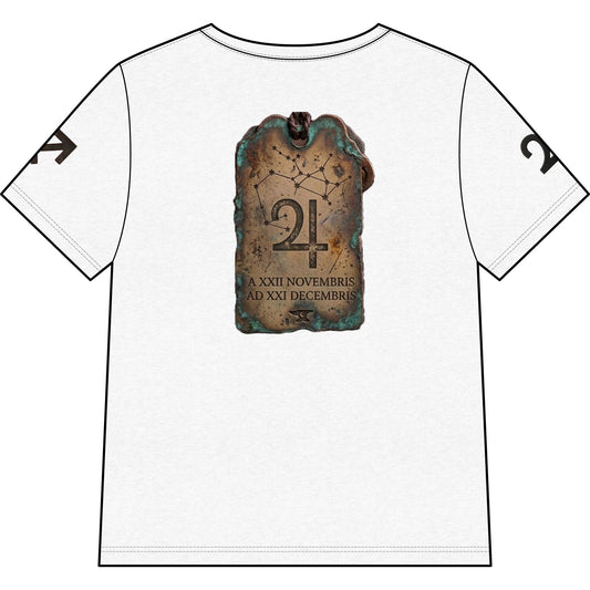 Sagittarius V-Neck Tee — Vintage Archer Zodiac Shirt