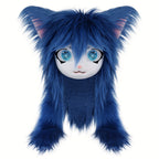 Animal Head Cat Fursuit Cut Mask Halloween Masquerade Cosplay Costume Props SS69 51.69 Zanglan