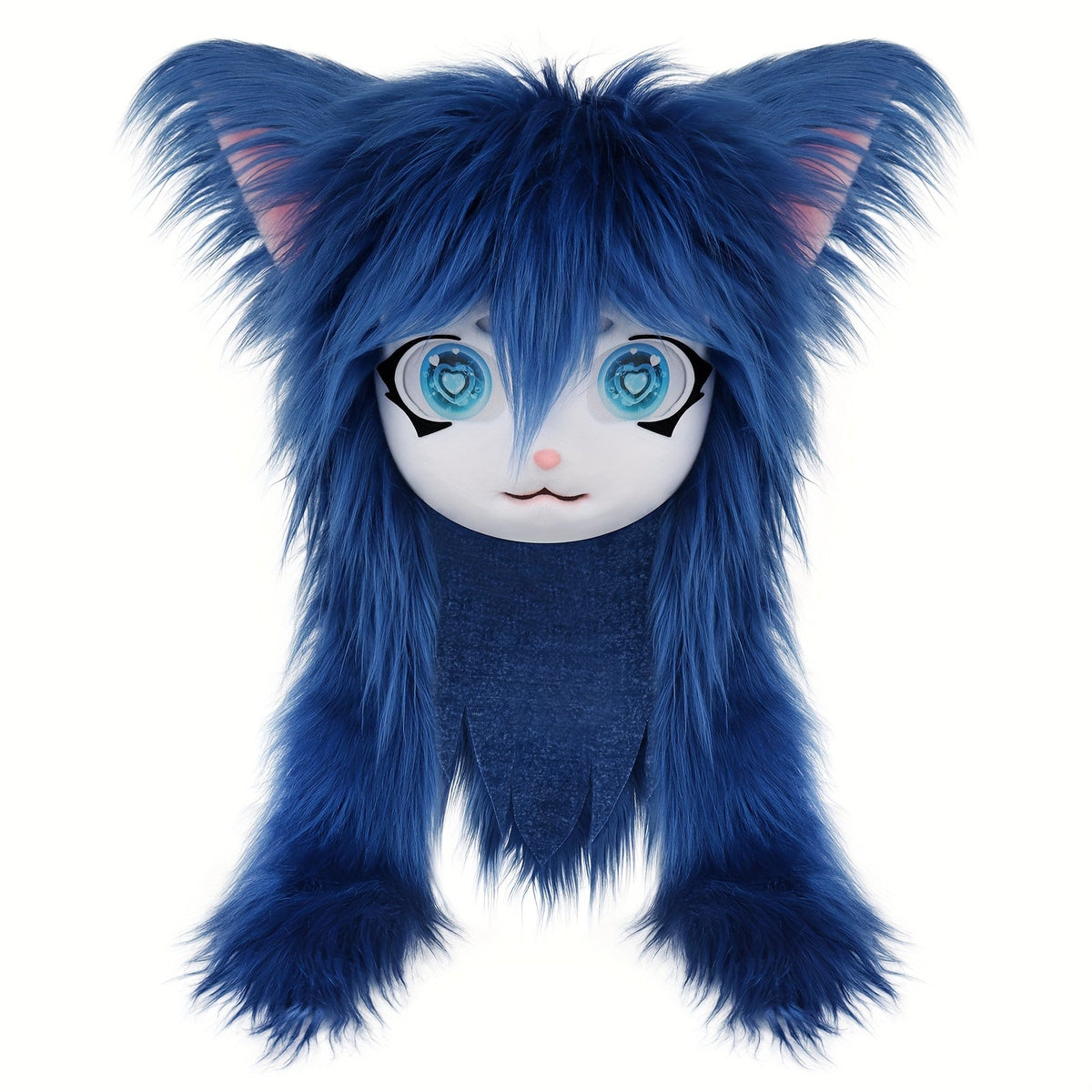 Animal Head Cat Fursuit Cut Mask Halloween Masquerade Cosplay Costume Props SS69 51.69 Zanglan